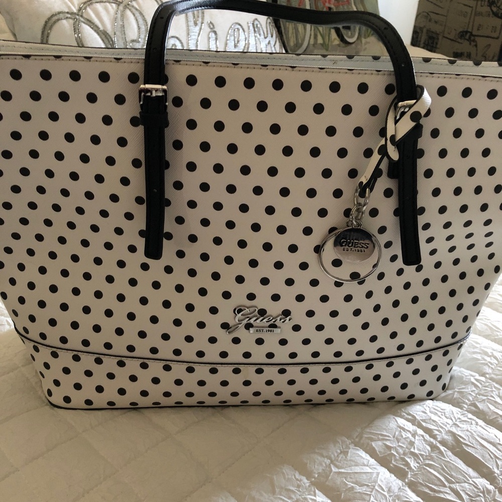 Guess leather tote